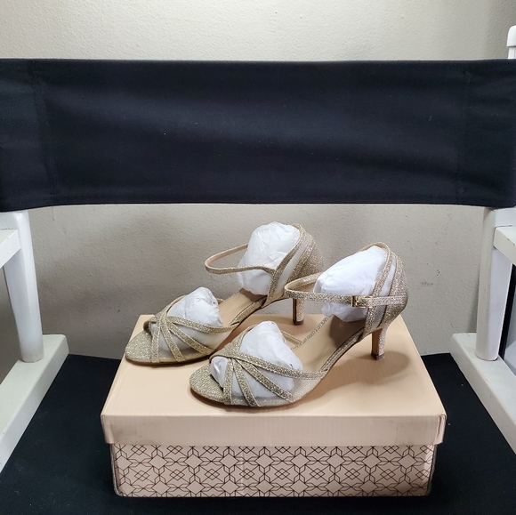 PARADOX LONDON PINK Womens Sonya Platform Heel Size 5, Champagne - Picture 5 of 11